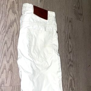 Boys lightweight Polo Ralph Lauren off white jeans.